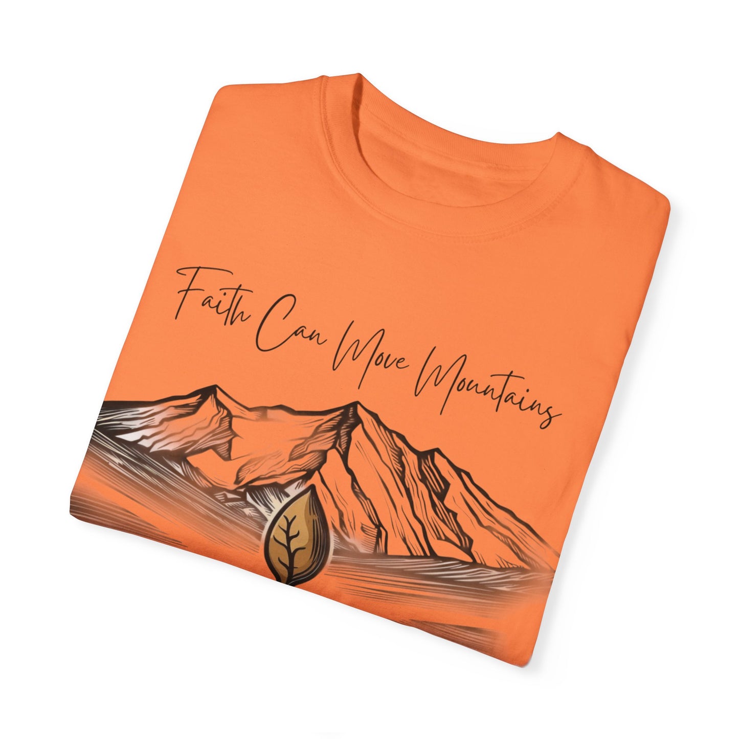 Faith Can Move Mountains – Mustard Seed Christian T-Shirt (Matthew 17:20)