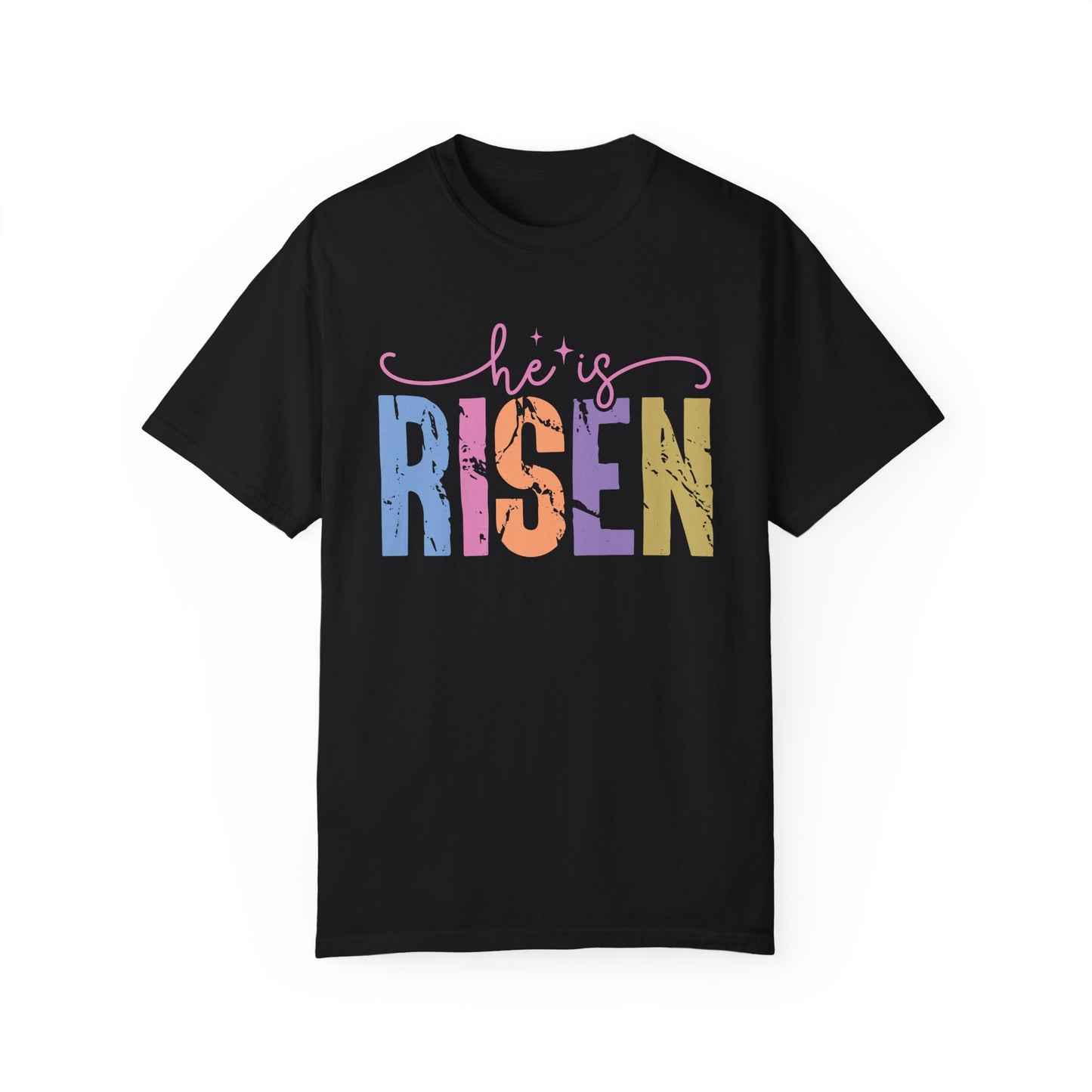 ✨ He Is Risen – Christian Easter Graphic Tee | Faith-Inspired T-Shirt
