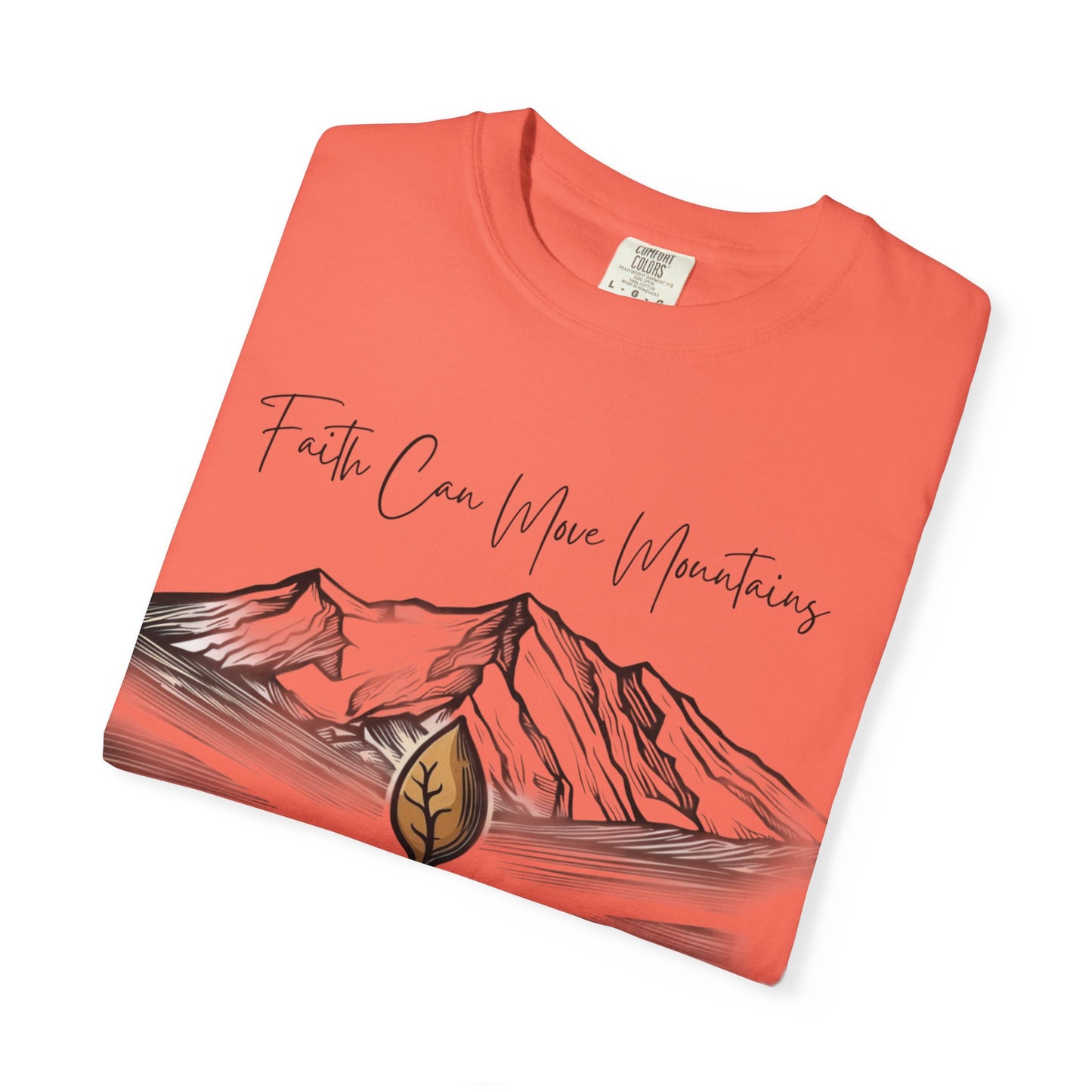 Faith Can Move Mountains – Mustard Seed Christian T-Shirt (Matthew 17:20)