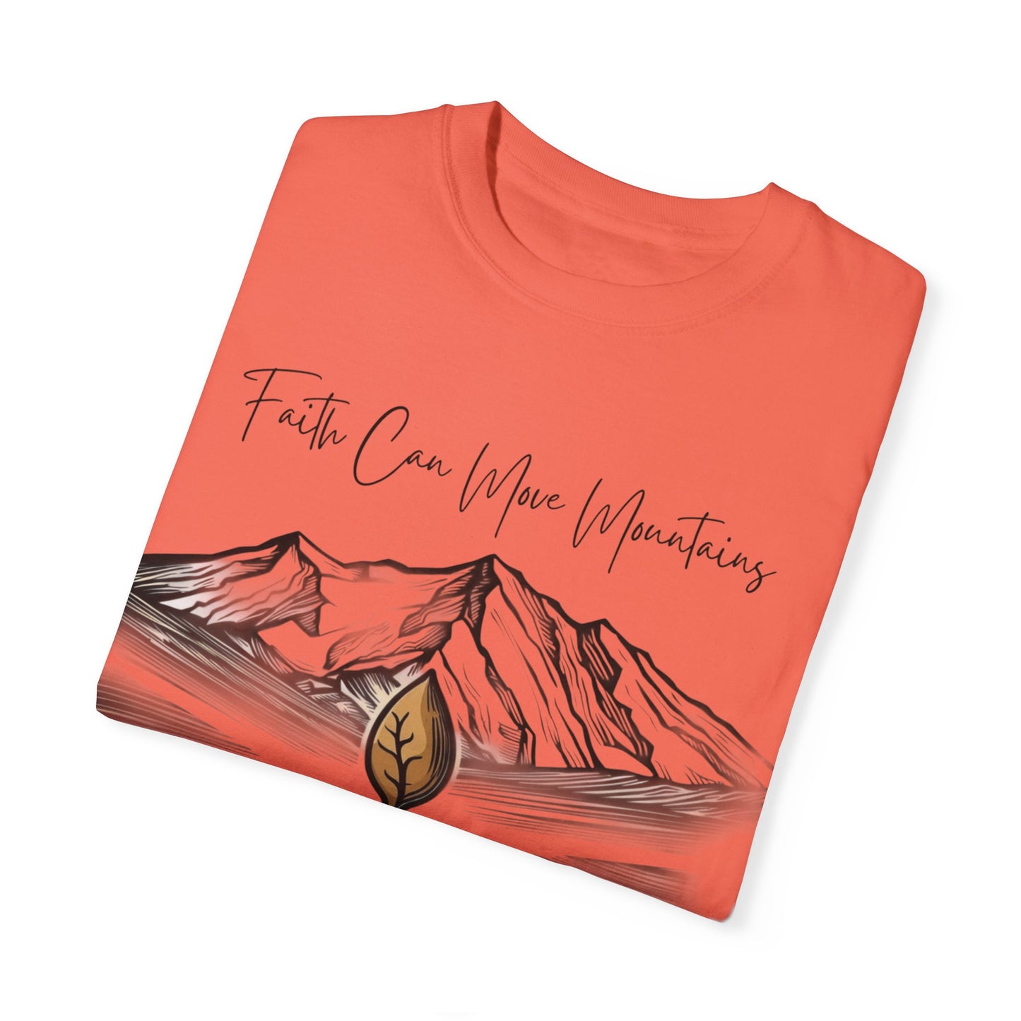 Faith Can Move Mountains – Mustard Seed Christian T-Shirt (Matthew 17:20)